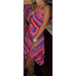 a new day stripes cocktail dress, size XS